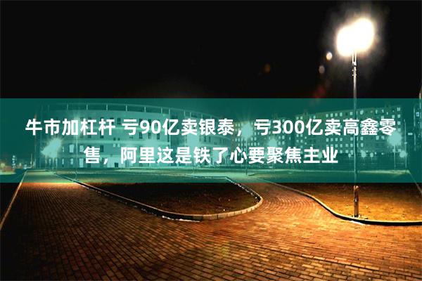 牛市加杠杆 亏90亿卖银泰，亏300亿卖高鑫零售，阿里这是铁了心要聚焦主业